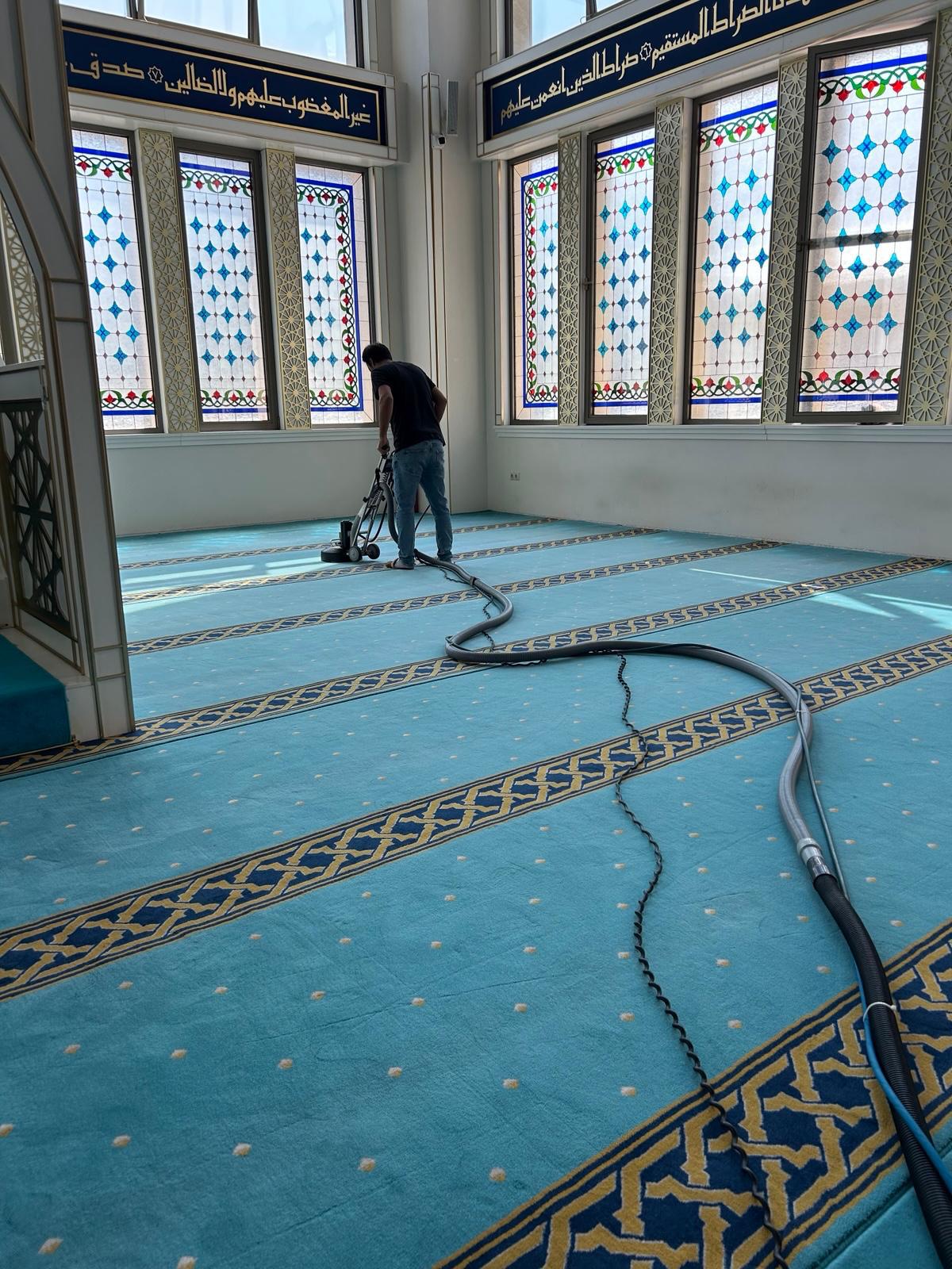 Ankara Yerinde Cami Halısı Yıkama Nem Bırakmayan Sistem